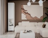 Soldat 1U-1S,35x35x180 cm, Alb