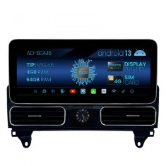 Navigatie Mercedes Benz ML GL W166 X166 (2012-2015), NTG 4.5, Android 13, MB-Octacore, 4GB RAM + 64GB ROM, 12.3 Inch - AD-BGMB1200445+AD-BGRKITMB016 foto