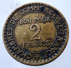 7.779 FRANTA 2 FRANCS FRANCI 1921 foto