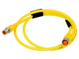 Cablu LUMBERG AUTOMATION M12 5 pini 1m pentru senzori și automatizări 60VDC