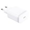 Incarcator intrare USB C Luoatip, 63 x 43 x 28 mm, 20 W, plastic, alb