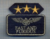 AX 1236 EMBLEMA - FAST AND FURIOUS -PENTRU COLECTIONARI