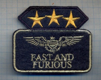 AX 1236 EMBLEMA - FAST AND FURIOUS -PENTRU COLECTIONARI foto