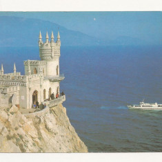 FA4 -Carte Postala- UCRAINA - Crimeea, Swallow's Nest, circulata 1989