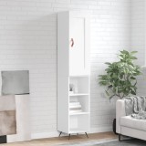 VidaXL Dulap &icirc;nalt, alb, 34,5x34x180 cm, lemn prelucrat