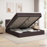 Cumpara ieftin Pat ottoman cu saltea Maro inchis 140 x 190 cm Tesatura