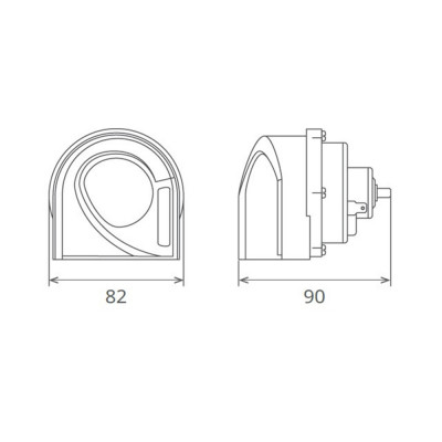 Claxon Electromagnetic, Tip Melc, 24v 3a Ton Jos, Design Light Seger 65GK24.100.02K foto