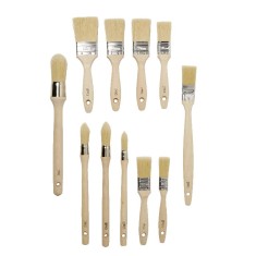 Set 10 pensule, bej, varf neted, acoperire optima foto