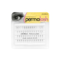 Set de 4 unități: Gene false fir cu fir, Andrem, lungimea 12 mm