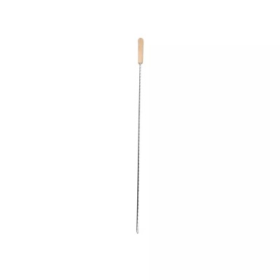 Frigare pentru gratar rasucita, frigarui pentru slanina dreapta de 70 cm Handy KitchenServ foto