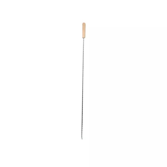 Frigare pentru gratar rasucita, frigarui pentru slanina dreapta de 70 cm Handy KitchenServ