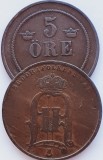 2089 Suedia 5 ore 1886 Oscar II (small letters) km 736, Europa