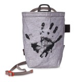 Sac Magneziu Alpinism Chillaz Hand Dot Grey Melange, Hartie Reciclata, Curea Talie, Suport Perie, Fabricat Austria/Slovenia
