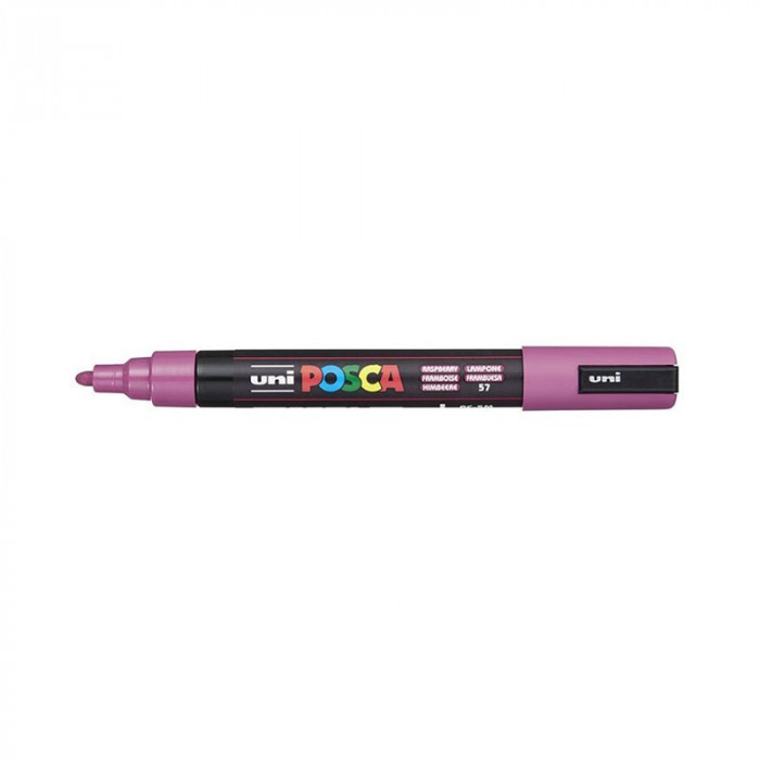 Marker universal UNI PC-5M Posca, 1.8-2.5 mm, roz zmeura