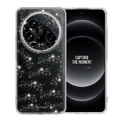 Husa Xiaomi 14 Ultra Silicon Techsuit Sclipici Transparenta foto