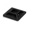 Set suporti coliere cablu 50buc 28x28mm negru utilizare in exterior/interior autoadeziv HOME, Home By Somogyi