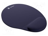 Pad pentru mouse și &icirc;ncheietură NATEC gel albastru &icirc;nchis 245x225x22mm