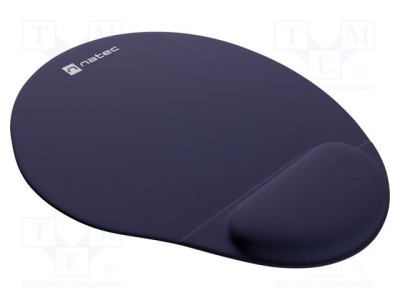 Pad pentru mouse și &amp;icirc;ncheietură NATEC gel albastru &amp;icirc;nchis 245x225x22mm foto