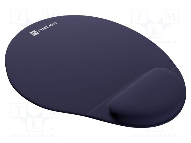 Pad pentru mouse și &icirc;ncheietură NATEC gel albastru &icirc;nchis 245x225x22mm