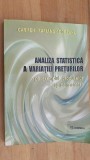 Analiza statistica a variatiei preturilor - Carmen Mariana Codreanu