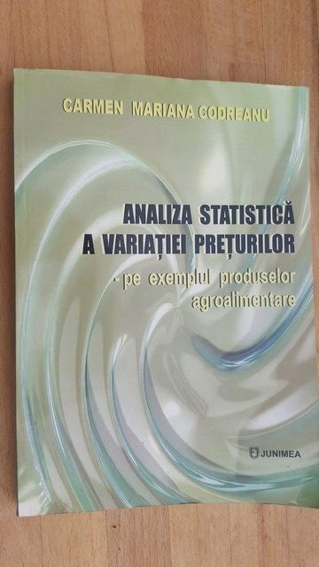 Analiza statistica a variatiei preturilor - Carmen Mariana Codreanu