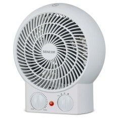 Aeroterma 2000W, 2 trepte putere, functie ventilator aer rece, Sencor S-SFH7020WH