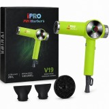 Cumpara ieftin Uscator De Par Profesional Feon BIRAI iPRO Barbers V19, Ultra-Puternic De 1800W, Uscare Super Rapida, Motor Digital Brushless 110.000 RPM, Ionic, High