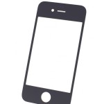 Geam Sticla iPhone 4/4S Negru, AM - Inlocuire Ecran, Componenta Display