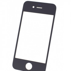 Geam sticla iPhone 4G, iPhone 4s, Black, AM