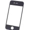 Geam sticla iPhone 4G, iPhone 4s, Black, AM+