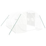 Cumpara ieftin Sera cu cadru de otel, alba, 12 m&sup2;, 4x3x2 m