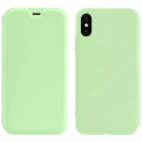 Cumpara ieftin Husa Book Hoco Colorful Silicon pentru iPhone X/XS Verde