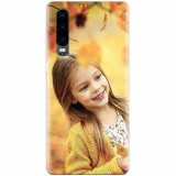 Husa Silicon Personalizata Huawei P30, Transparenta, Print UV, Fotografie
