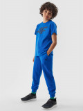 Pantaloni jogger de trening pentru băieți - cobalt, 4F Sportswear