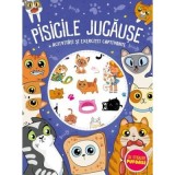 Pisicile Jucause- Stickere Pufoase, - Editura Mimorello