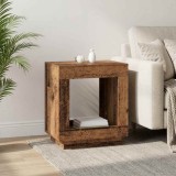 vidaXL Masă laterală Lemn vechi 60 x 40 x 65 cm Lemn prelucrat 899901