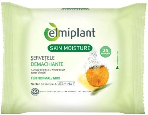 Skin Moisture Servetele Demachiante TNM Elmiplant 25buc foto