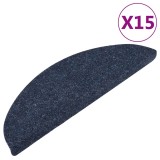 Cumpara ieftin Covorase scari autoadezive, 15 buc.,albastru, 56x17x3 cm