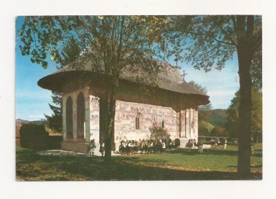 RF15 -Carte Postala - Biserica manastirii Humor, circulata 1972 foto