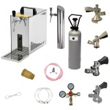 PYGMY 25 LE Instalaţie dozator bere 1 linie răcitor uscat 30 L/h Green Line set complet
