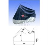 Husa moto exterior 1000cc - (albastru/gri) - motociclete peste 1000cc