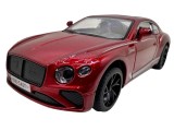 Macheta Bentley Continental visiniu 1:28 metal lumini si sunete usi deschise