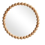 Cumpara ieftin Oglinda Specio, Pako World, Lemn, Natural, 60x60x4.5 cm