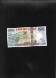 Rar! Uganda 5000 5.000 shillings 2009 seria802665 unc