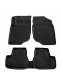 Set covorase auto din cauciuc tip tavita pentru Peugeot 207 (2006-2012)