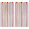 Perdele sir 2 buc Multicolor 100x250 cm