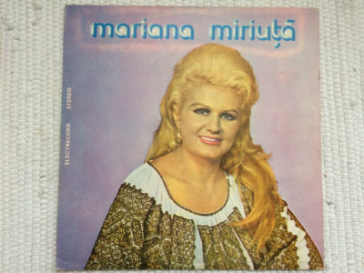 mariana miriuta neica la inima mea stefan miriuta disc vinyl muzica populara VG+ foto