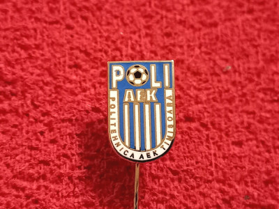 Insigna fotbal - POLI &amp;quot;AEK&amp;quot; TIMISOARA (Politehnica Timisoara) foto