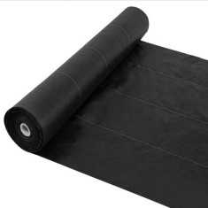 Plasa antiburuieni, 1x100 m, negru, 50% reciclat, rezistenta UV, Venus Dsh, 241437 foto