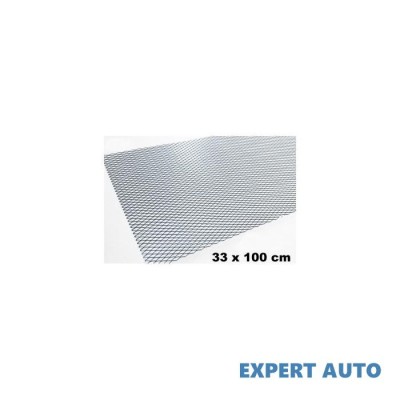 Plasa tuning neagra metalica 100x33cm Alta marca Alt model #7 foto